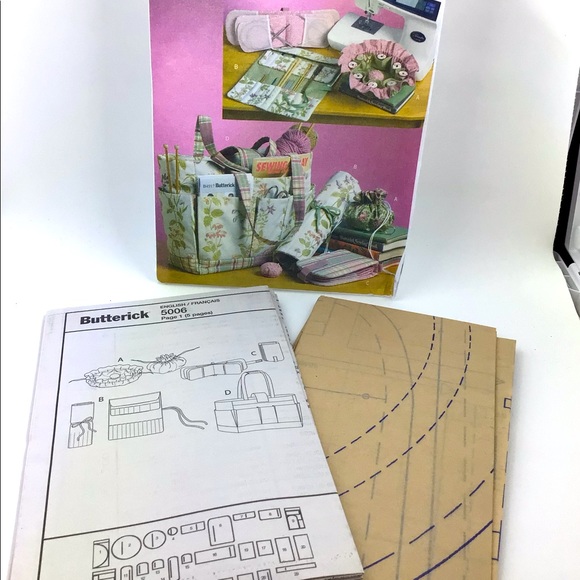 Butterick Pattern B5006: Tote & Accessories - Picture 2 of 6